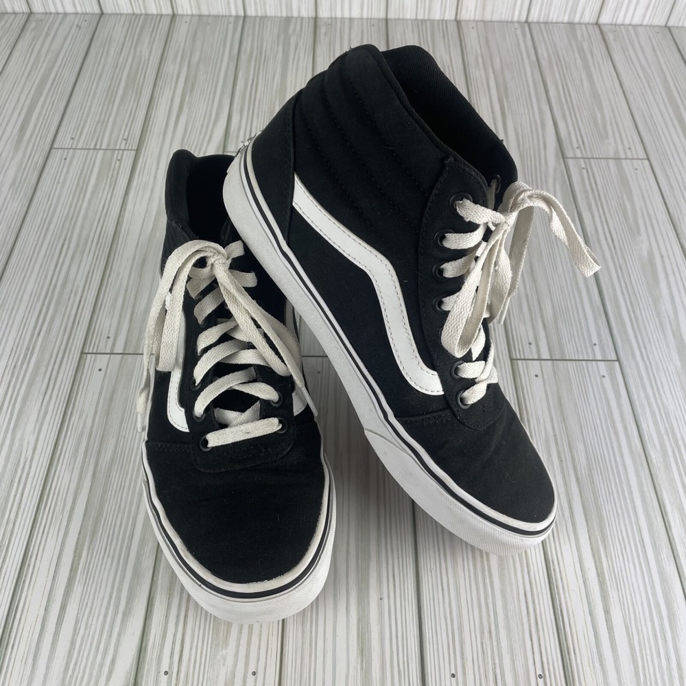 VANS Sk8-Hi Black High Top Women's 8 Men's 6.5‎ Classic Unisex Sneaker